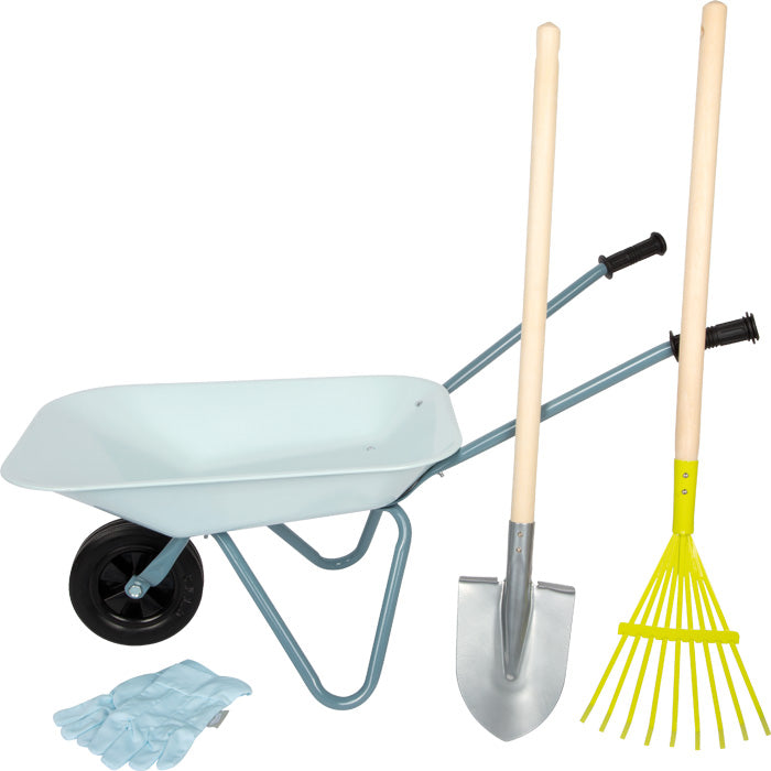 small foot Grand kit de jardin en bois et métal, avec brouette, bêche, rateau etc., à partir de 3 ans, 12014 small foot Grand kit de jardin en bois et métal, avec brouette, bêche, rateau etc., à partir de 3 ans, 12014
